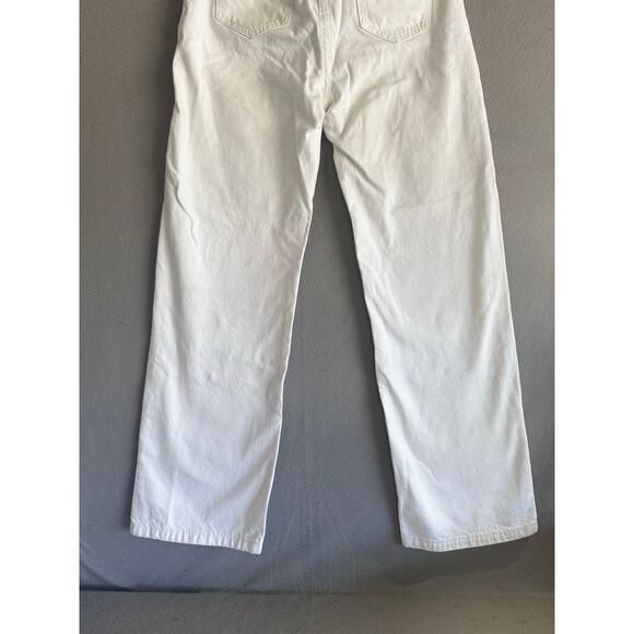 Grey lab women white wide leg jeans/high waisted - Picture 8 of 11